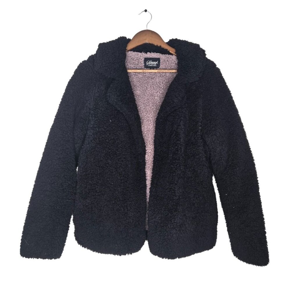 Special One Black Fuzzy Sherpa